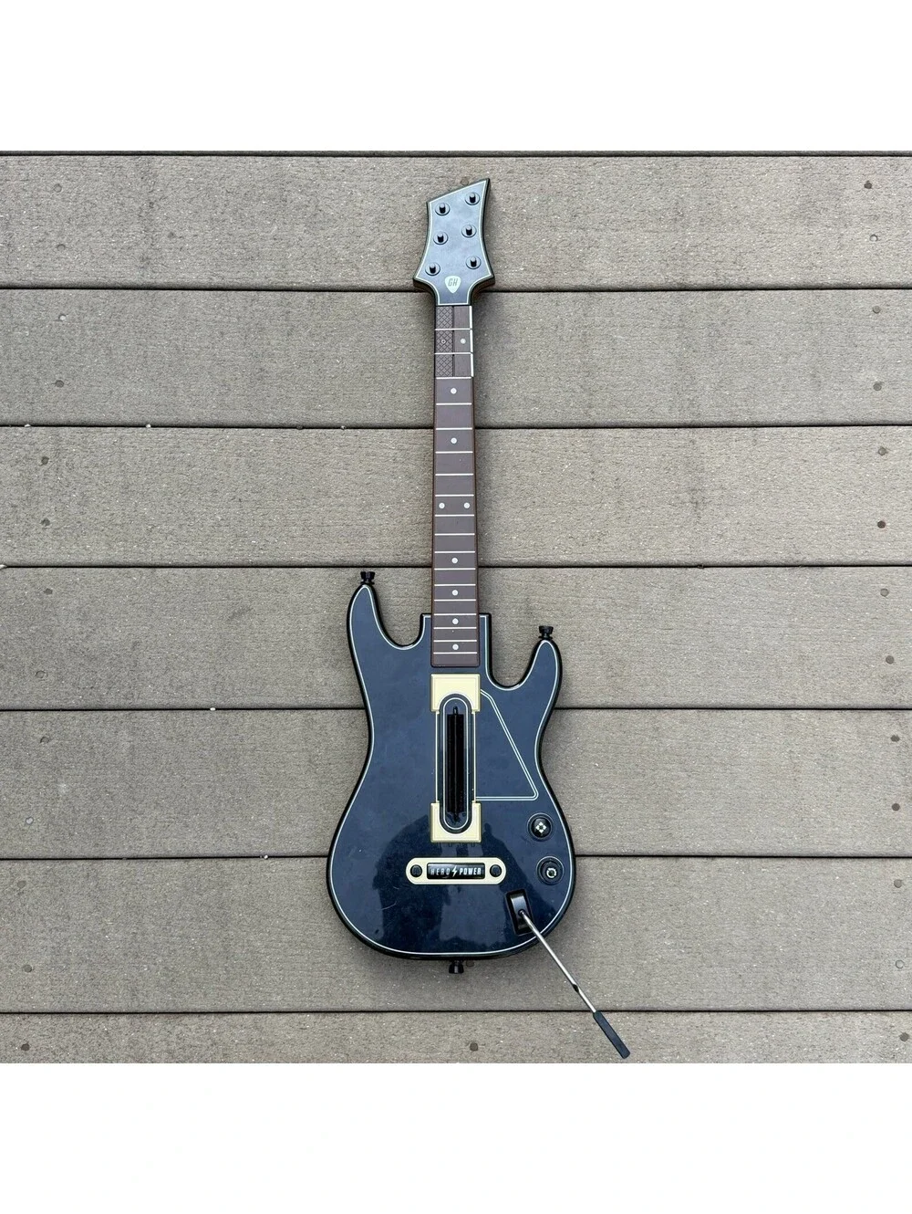 Guitar Hero Live Wireless Guitar Controller‎ Black No Dongle Tested Power
